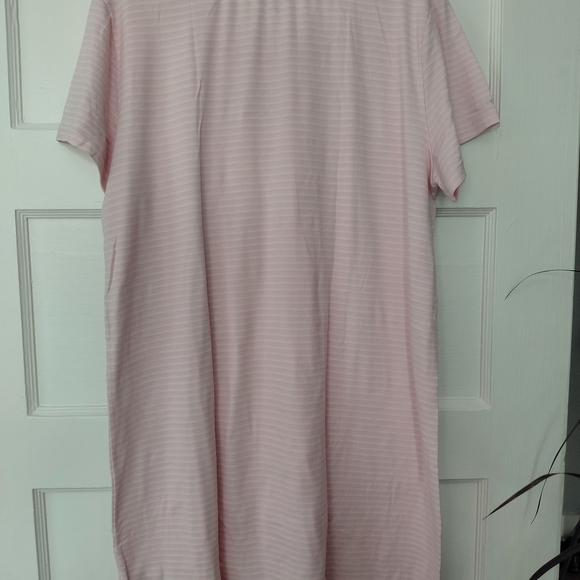 Life Is Good Light Pink Striped Sleep Top - Picture 3 of 4